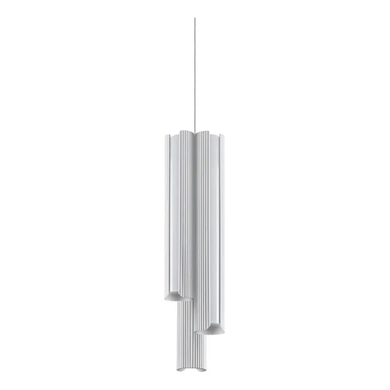 Originální Ideal Lux - LED Stmívatelný lustr na lanku DORICA 3xLED/9W/230V CRI 90 pr. 9,5 cm bílá