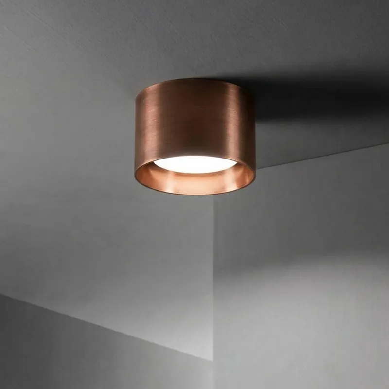 Zlevněný Ideal Lux - LED Bodové svítidlo SPIKE 1xGX53/9W/230V pr. 10 cm měděná