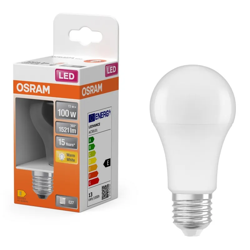 LED Žárovka A60 E27/13W/230V 3000K - Osram Koupit Online
