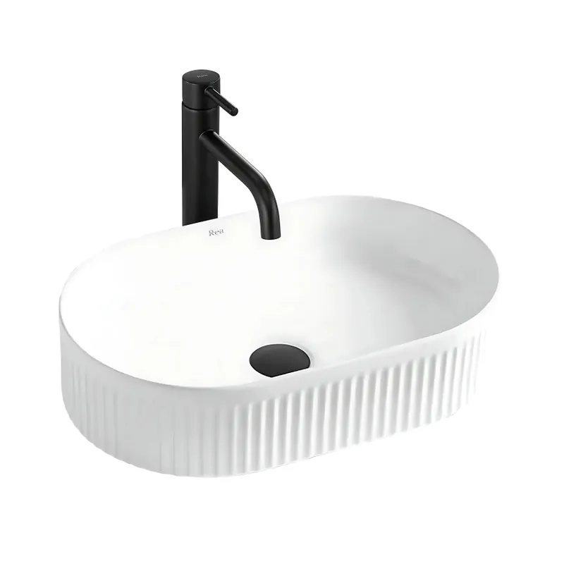REA-U0603 - Umyvadlo na desku VANDA 31x49 cm keramika/lesklá bílá Ověřený