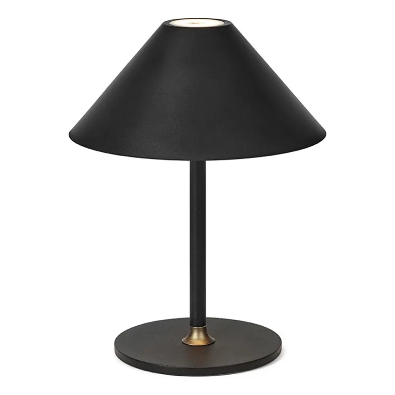Novinka Halo Design 800803 - LED Stmívatelná venkovní nabíjecí stolní lampa HYGGE LED/3W/4000 mAh IP54 černá