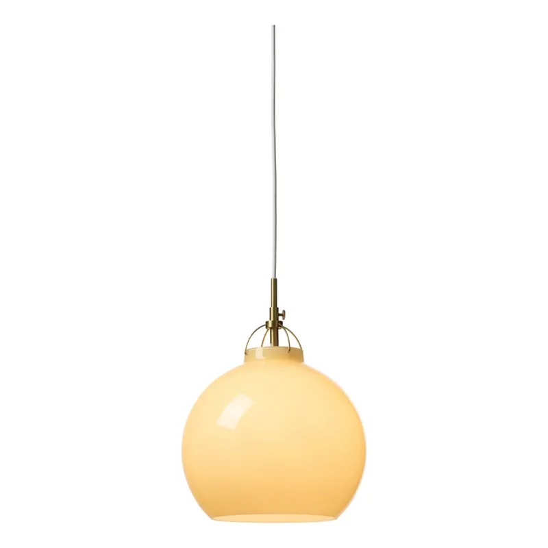 Halo Design 748006 - Lustr na lanku TOSCANA 1xE27/40W/230V pr. 27 cm béžová/mosaz Akce