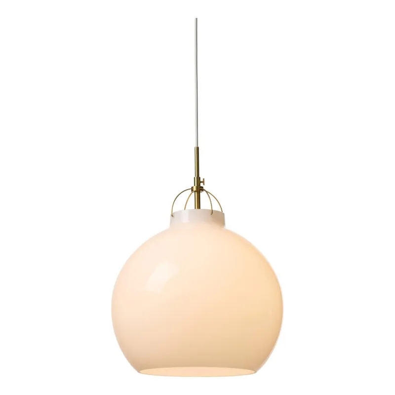 Levný Halo Design 748068 - Lustr na lanku TOSCANA 1xE27/40W/230V pr. 36 cm krémová/mosaz