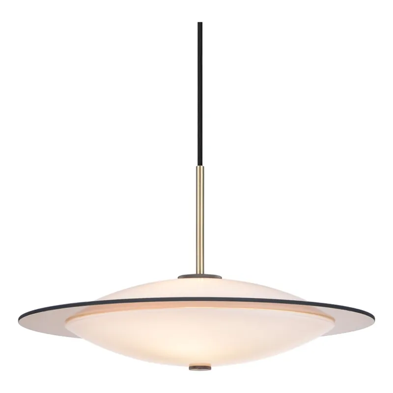 Halo Design 743629 - Lustr na lanku ORBIT 3xG9/7W/230V pr. 40 cm bílá/mosaz/kouřová šedá Nová Kolekce
