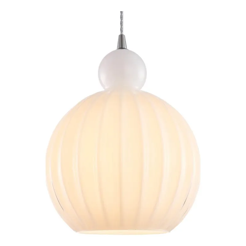 Jen Po Omezenou Doba Halo Design 737321 - Lustr na lanku BALL BALL 1xE27/40W/230V pr. 32 cm bílá