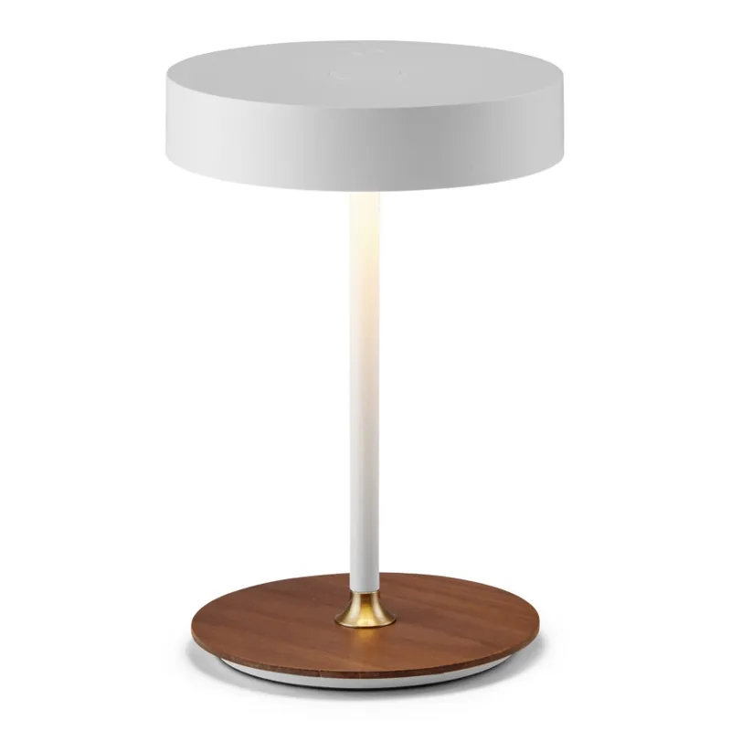 Halo Design 745760 - LED Stmívatelná nabíjecí stolní lampa ON THE MOVE LED/2,5W/4000 mAh bílá/dřevo Časově Omezené