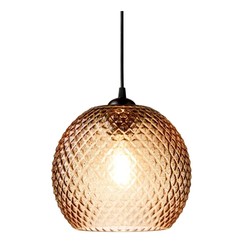 Finální Výprodej Halo Design 718368 - Lustr na lanku NOBB 1xE27/40W/230V pr. 22 cm kouřová hnědá