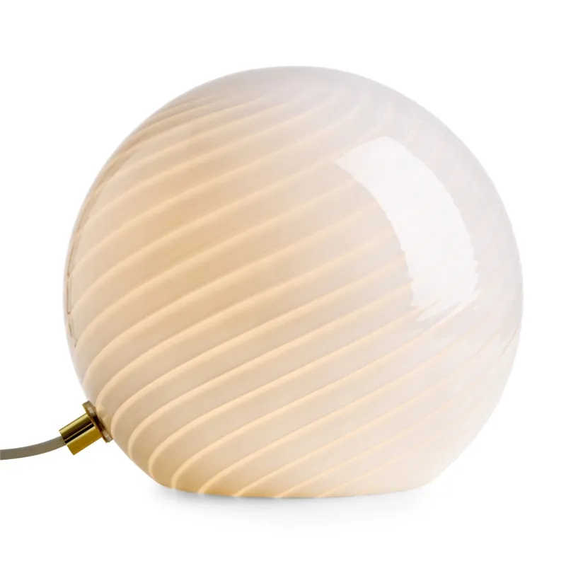 Dokud Zásoby Vydrží Halo Design 748785 - Stolní lampa CANDY 1xE14/25W/230V pr. 20 cm krémová