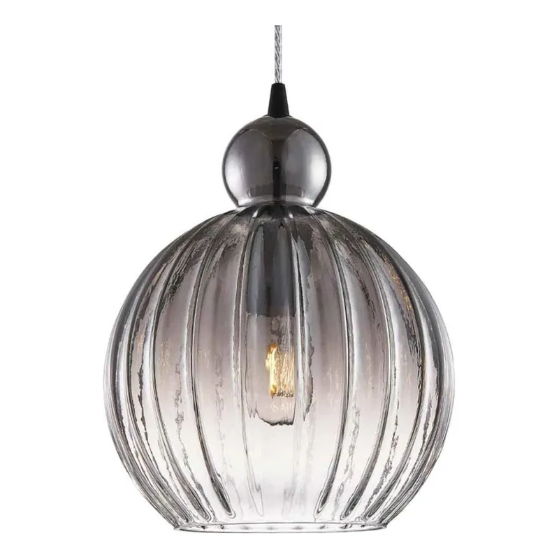 Objednat Nyní Halo Design 737338 - Lustr na lanku BALL BALL 1xE27/40W/230V pr. 32 cm kouřová šedá