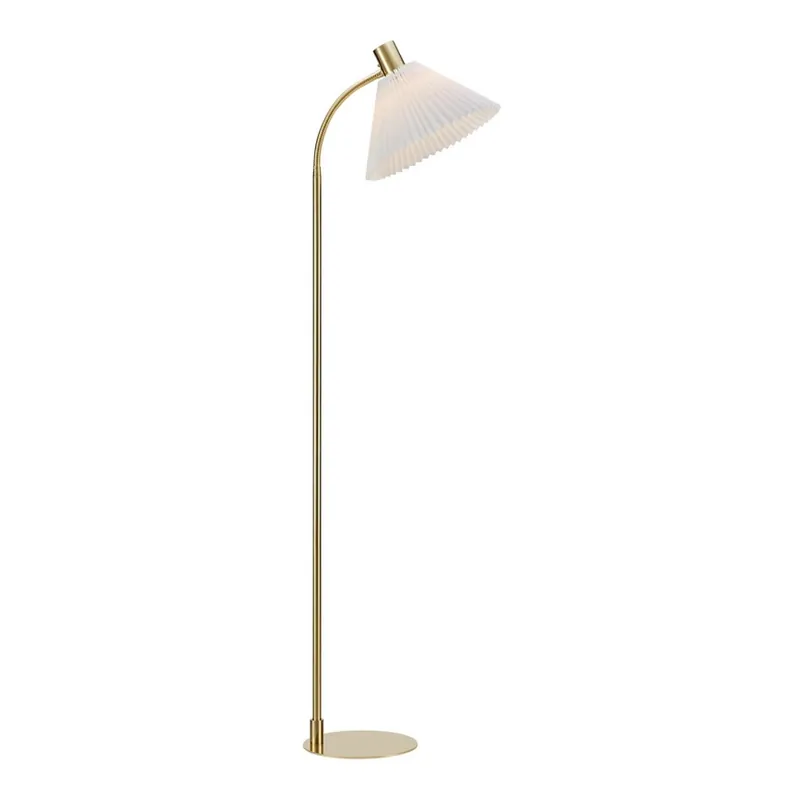 Tovární Cena Markslöjd 108569 - Stojací lampa MIRA 1xE27/40W/230V zlatá