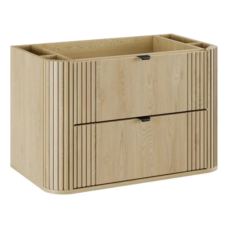 Originální COMAD OVALIA CREMONA 82-80-46-2S - Koupelnová skříňka pod umyvadlo OVALIA 52x80 cm dub cremona