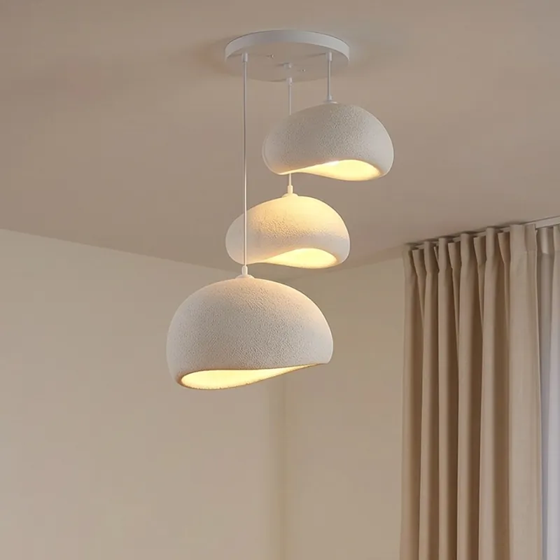 Vrácení Zdarma Brilagi - Lustr na lanku WABI SABI 3xE27/40W/230V pr. 76 cm bílá