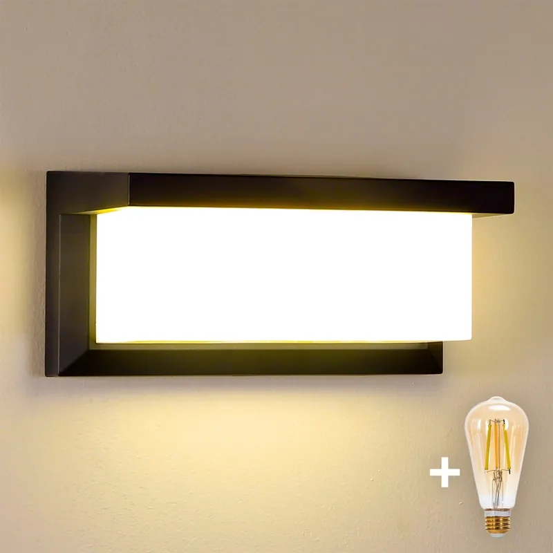 Brilagi - LED Stmívatelné venkovní nástěnné svítidlo BRICKY 1xE27/6W/230V 2700-6500K IP54 černá Výhodná Nabídka