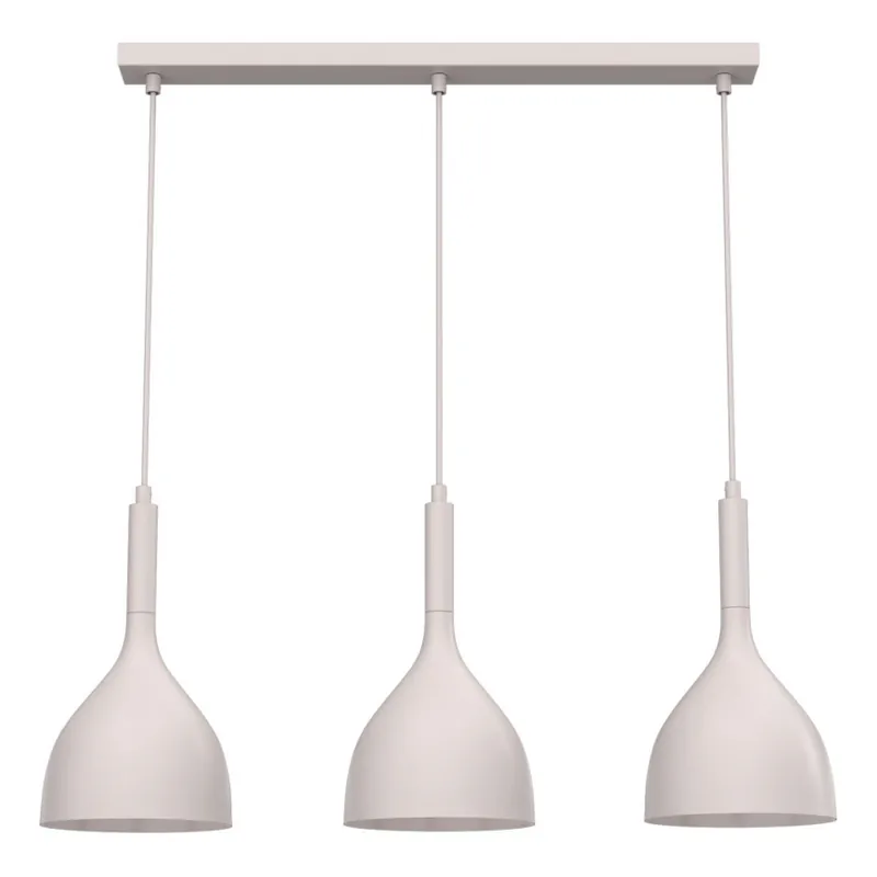 Pouze Dnes Lustr na lanku NOAK 3xE27/15W/230V krémová