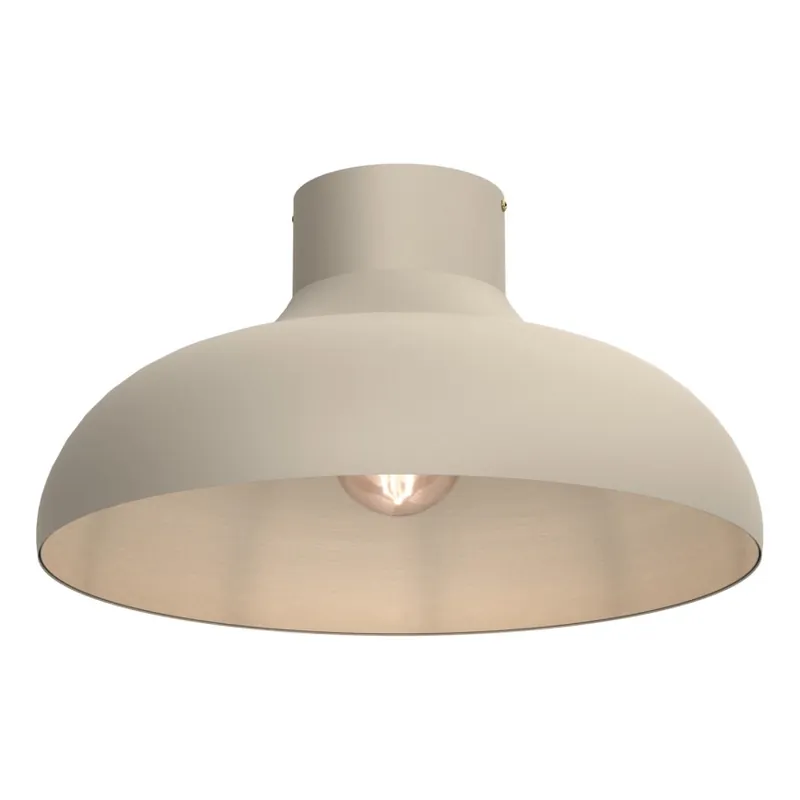 Stropní svítidlo BASCA 1xE27/15W/230V pr. 40 cm krémová Must-Have