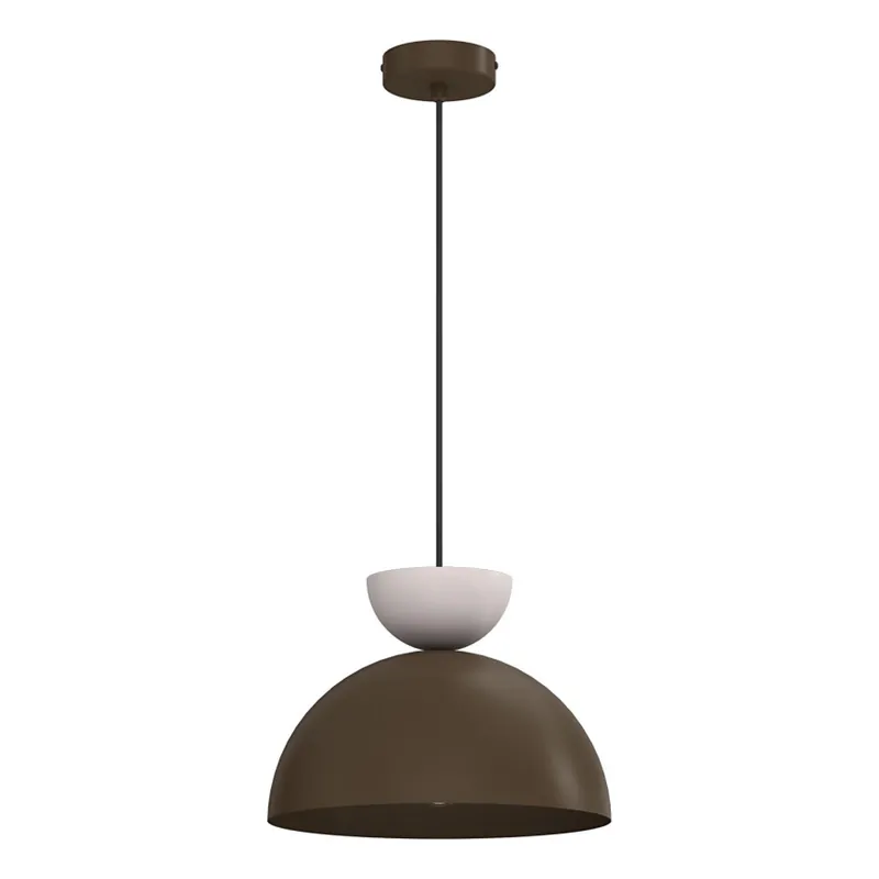Lustr na lanku NEVIS 1xE27/15W/230V pr. 29 cm hnědá Ihned K Objednání
