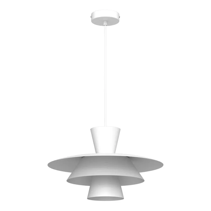 Lustr na lanku PLATO 1xE27/15W/230V bílá Bezpečná Platba