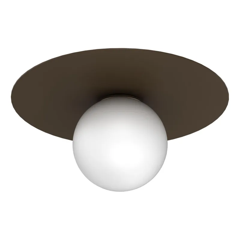 Stropní svítidlo FLAT 1xE27/15W/230V 55x60 cm hnědá Novinka