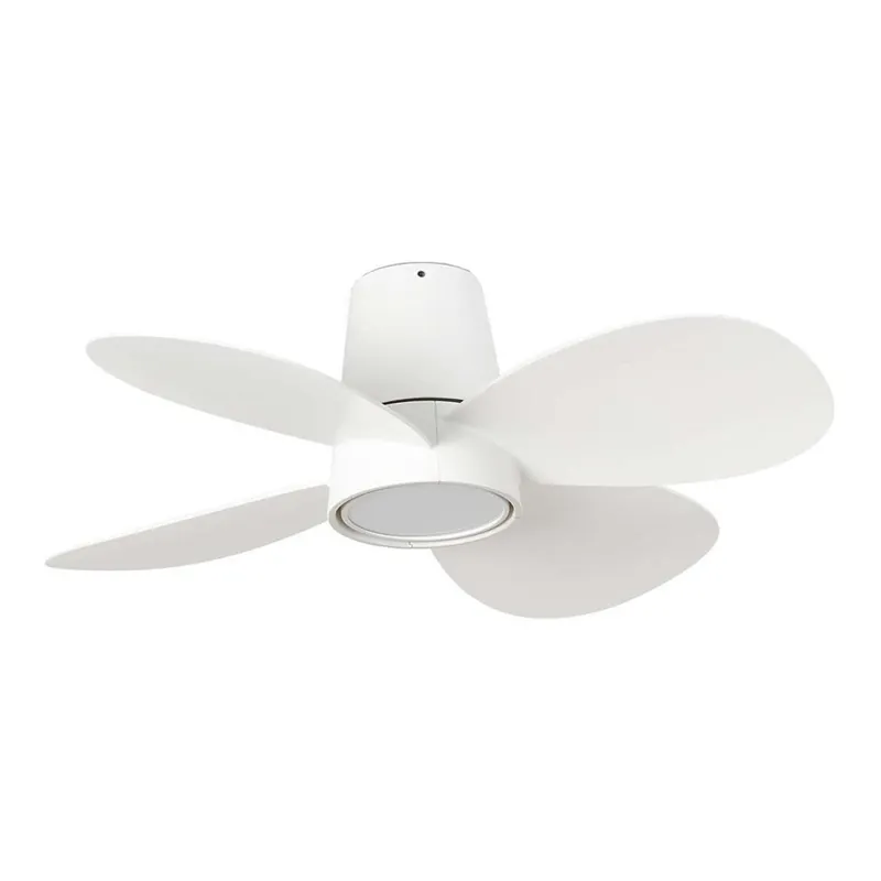FARO 34315SWT - LED Stmívatelný stropní ventilátor KLOVER S LED/20W/230V 2700/3000/4000K pr. 80 cm bílá Wi-Fi Tuya + dálkové ovládání Nejlepší Cena