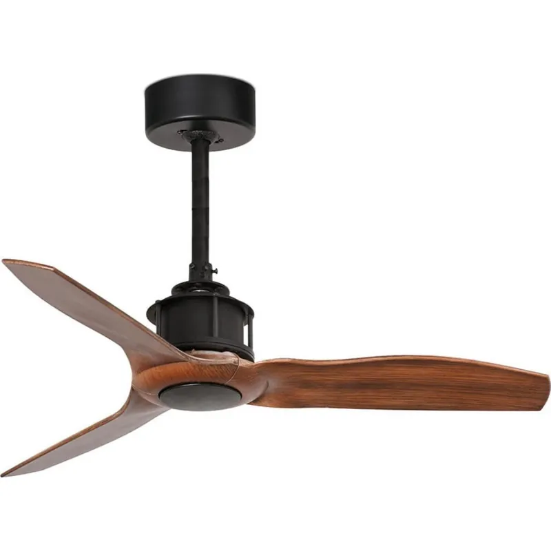 Sezónní Sleva FARO 33425WT - Stropní ventilátor JUST FAN S pr. 81 cm hnědá/černá Wi-Fi Tuya + dálkové ovládání