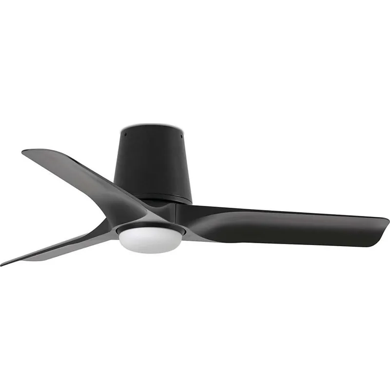 Kup Teď FARO 33827WT1S - LED Stmívatelný stropní ventilátor HEY TUB S LED/10W/230V 2700/3000/4000K pr. 90 cm černá Wi-Fi Tuya + dálkové ovládání