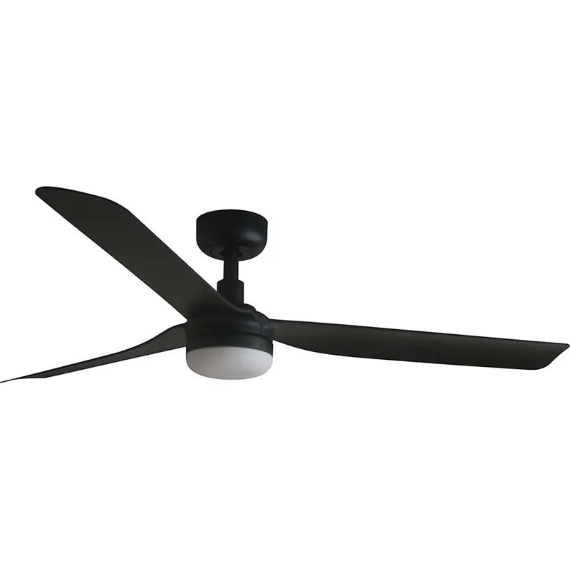 Levný FARO 33815WT1S - LED Stmívatelný stropní ventilátor PUNT M LED/18W/230V 2700/3000/4000K pr. 132 cm černá Wi-Fi Tuya + dálkové ovládání