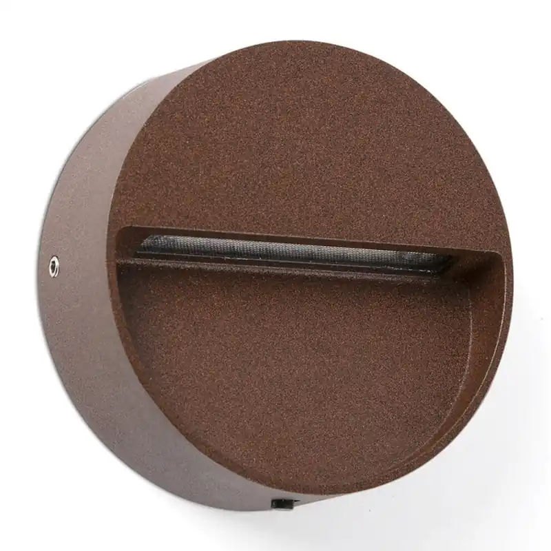 Rychlé Dodání FARO 71962 - LED Schodišťové svítidlo DUNE LED/3W/230V 2200/2700/3200/4000K IP65 hnědá kulatý