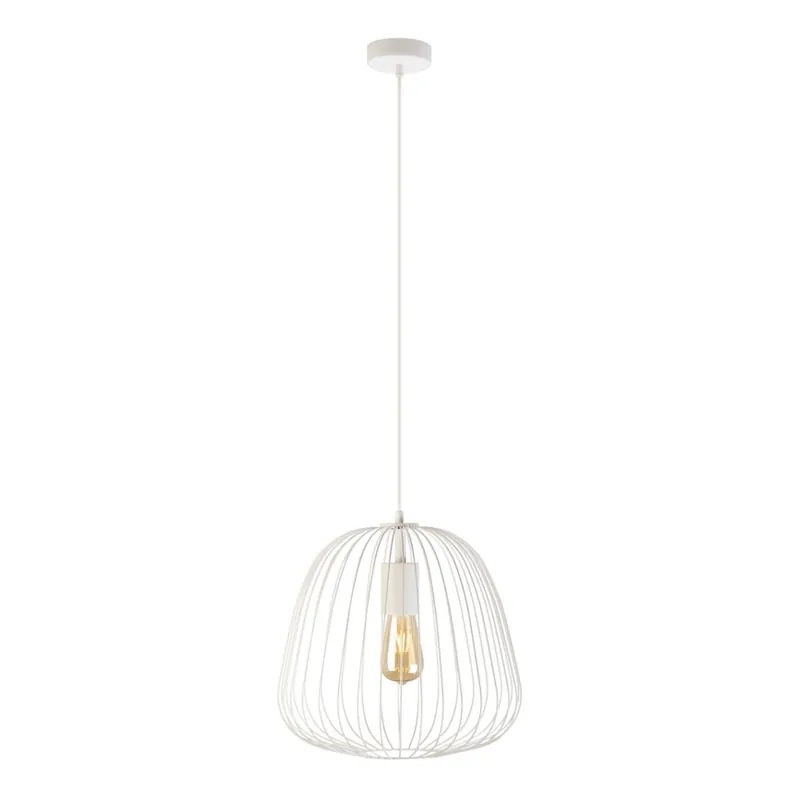 Nakupujte Hned Lustr na lanku OVELLA 1xE27/15W/230V pr. 36 cm krémová