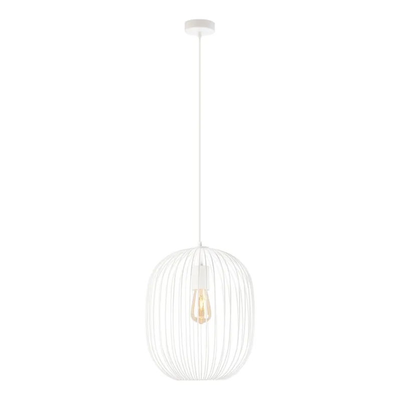 Nakupujte Hned Lustr na lanku OVELLA 1xE27/15W/230V pr. 34 cm krémová