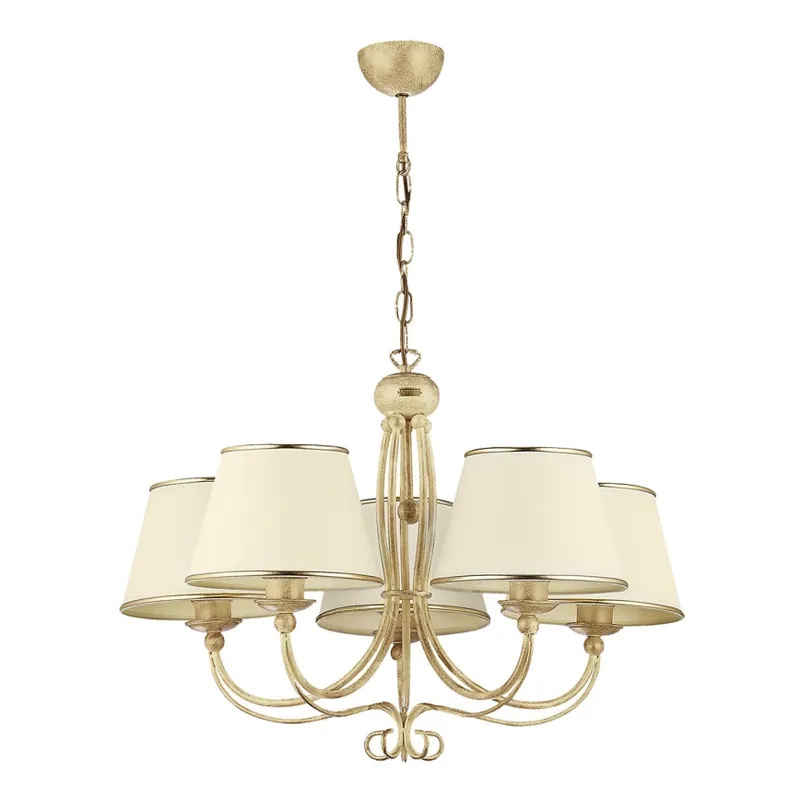 Jupiter 515 - LA-5-E - Lustr závěsný řetěz LAURA 5xE27/60W/230V Akční Cena