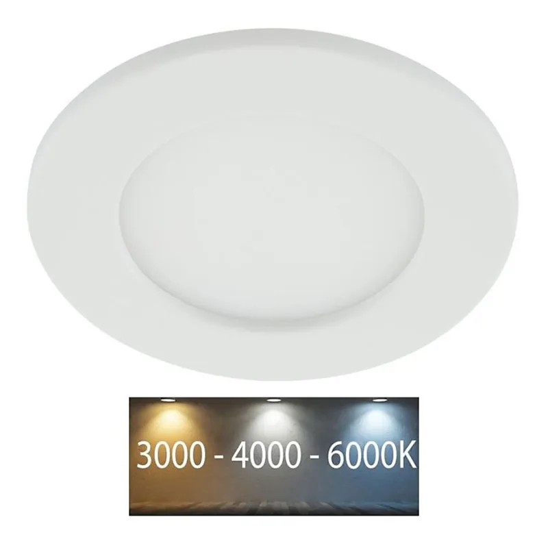 LED Koupelnové podhledové svítidlo LED/6W/230V 3000/4000/6000K IP44 Finální Výprodej
