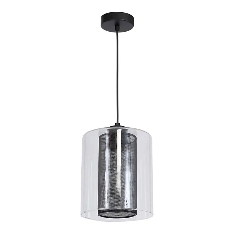Lustr ELDA 1xE27/60W/230V černá Omezená Nabídka