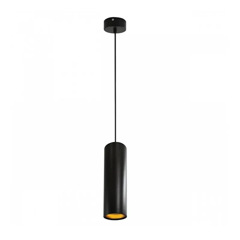 Lustr LATI 1xGU10/8W/230V černá Dokud Zásoby Vydrží