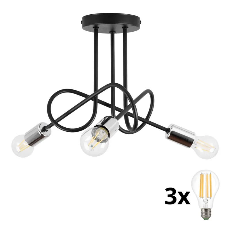 Tovární Cena Přisazený lustr OXFORD 3xE27/15W/230V
