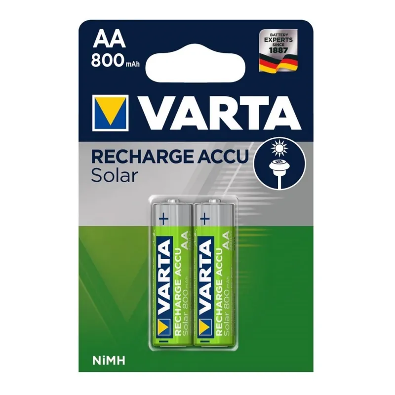 Časově Omezené Varta 56736 - 2 ks Nabíjecí baterie SOLAR ACCU AA NiMH/800mAh/1,2V