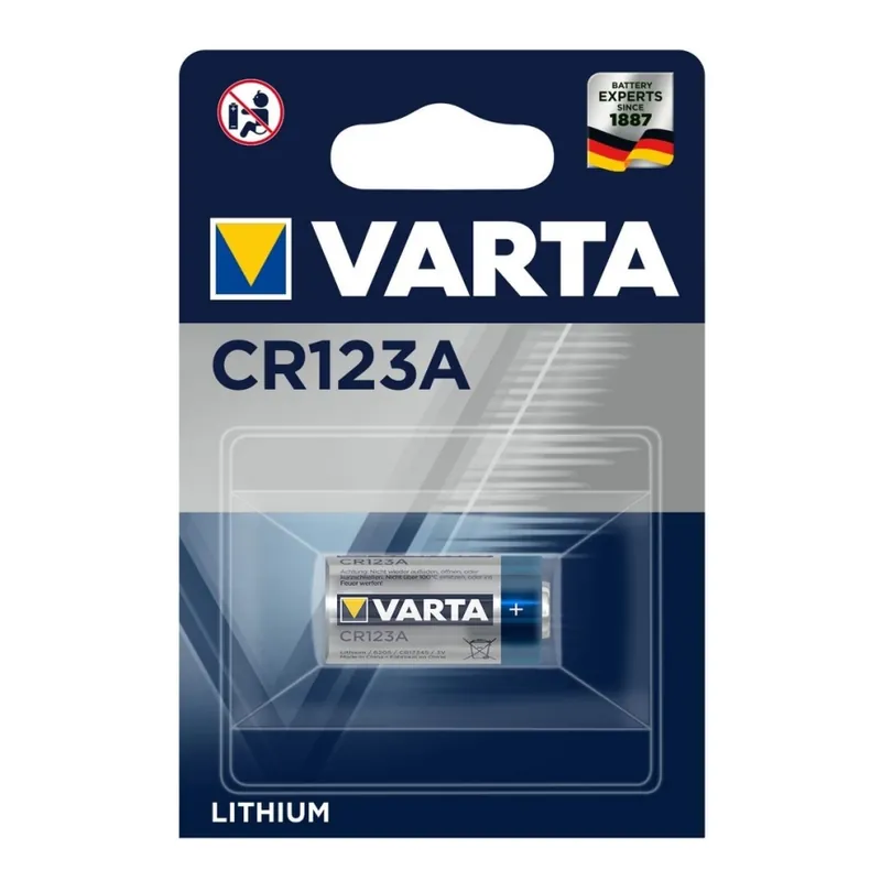Varta 6205 - 1 ks Lithiová baterie PHOTO CR123A 3V Akční Cena