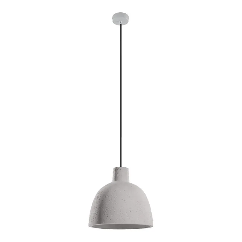 Lustr na lanku DAMASO 1xE27/60W/230V beton Rychlé Dodání