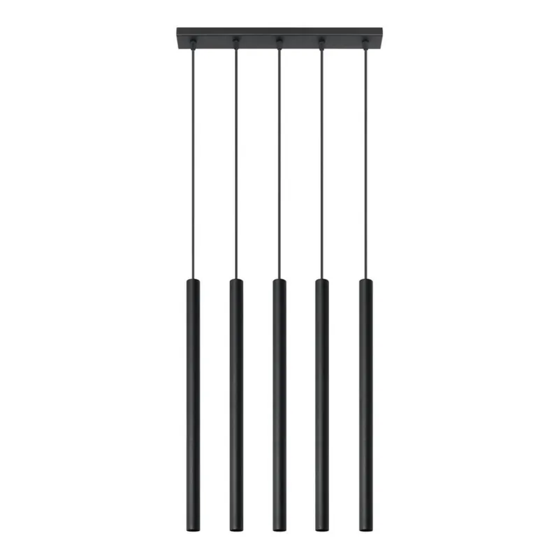 Aktuální Lustr na lanku PASTELO 5xG9/8W/230V černá