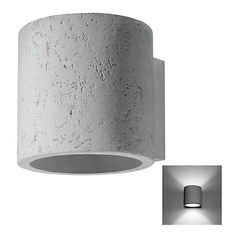 Bezpečná Platba Nástěnné bodové svítidlo ORBIS 1xG9/40W/230V beton