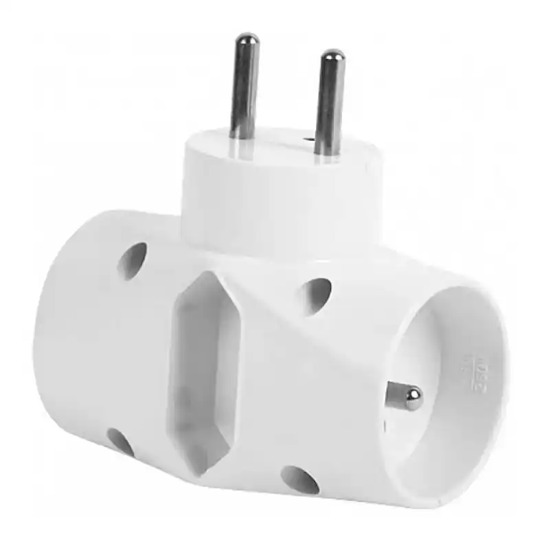 Super Cena Rozbočovací zásuvka 1x2,5A+2x10A/230V