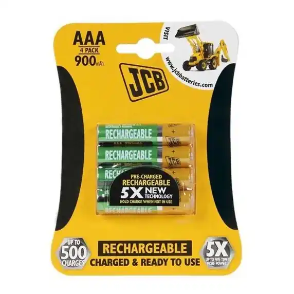4 ks Nabíjecí baterie AAA NiMH/900mAh/1,2V Víkendová Akce