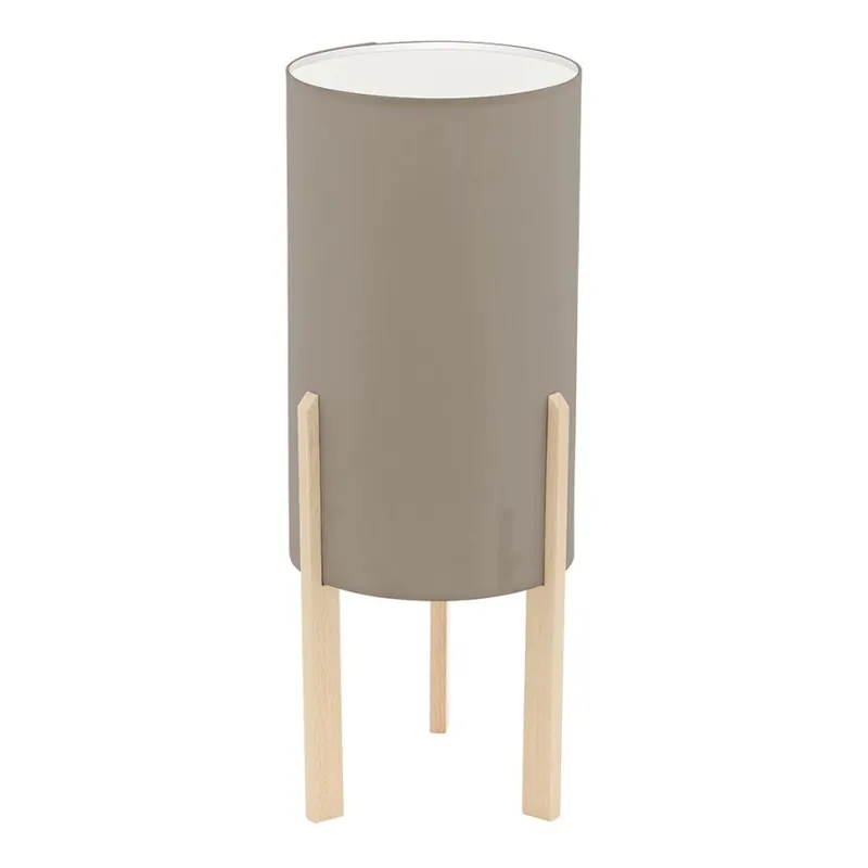 Výprodej Eglo 97893 - Stolní lampa CAMPODINO 1xE27/60W/230V výška 400mm taupe