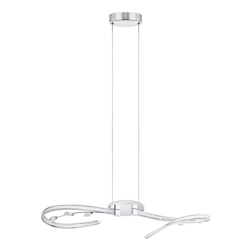 Eglo 97488 - LED Křišťálový lustr na lanku VALLEMARE 1 2xLED/8W/230V Značkový
