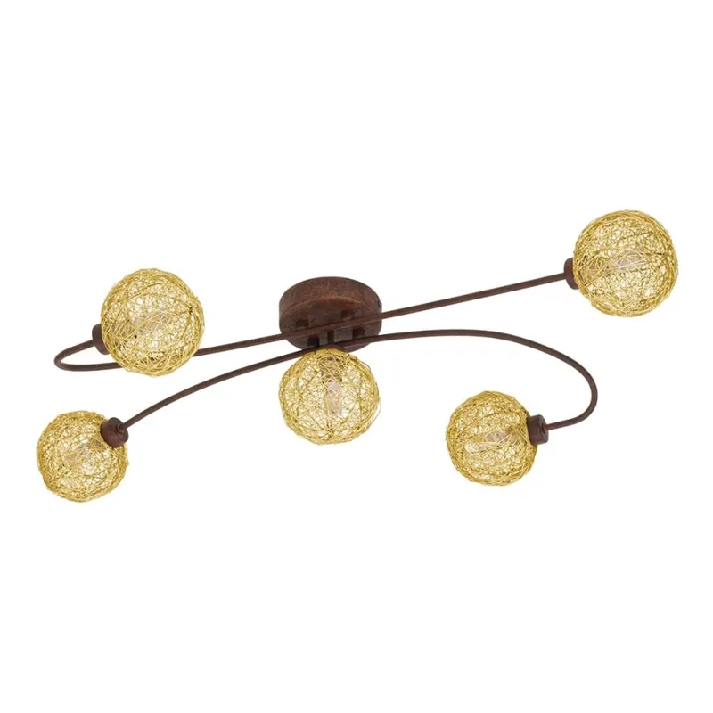 Jen Po Omezenou Doba Eglo 97727 - LED Přisazený lustr CARIS 1 5xLED/3W/230V