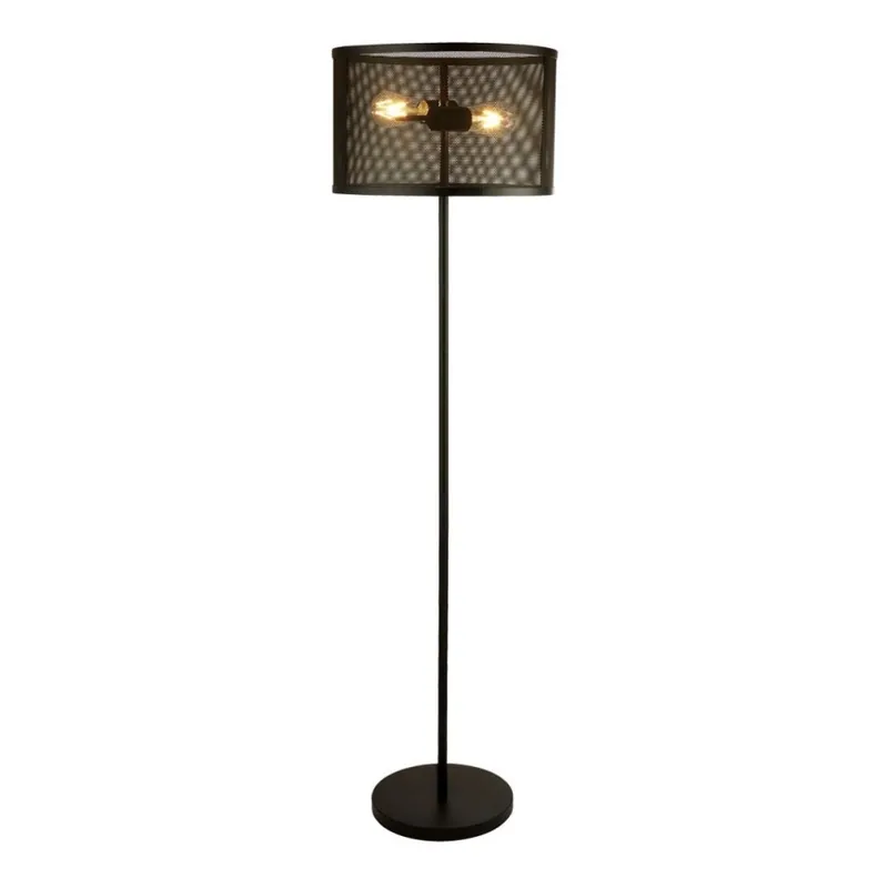 Kup Teď Searchlight - Stojací lampa FISHNET 2xE27/60W/230V černá