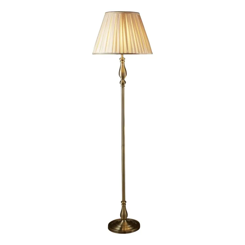 Super Cena Searchlight - Stojací lampa FLEMISH 1xE27/60W/230V