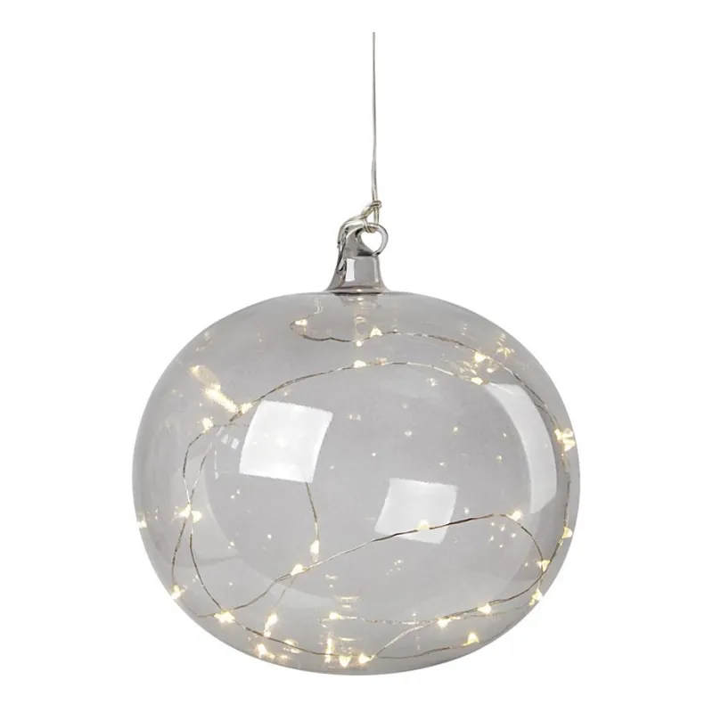 Nízká Cena Markslöjd 704863 - LED Vánoční dekorace LINA 20xLED/0,6W/4,5V šedá