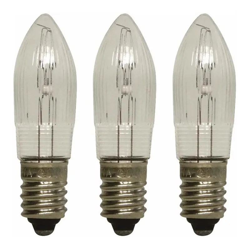 Pouze Dnes Markslöjd 8264 - SADA 3x Průmyslová vánoční žárovka TOPPLAMPA E10/3W/55V
