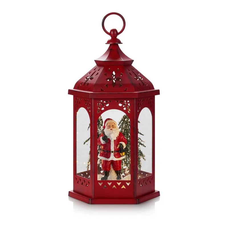 Cenová Bomba Markslöjd 704975 - LED Vánoční dekorace ROLF LED/3xAA lucerna červená