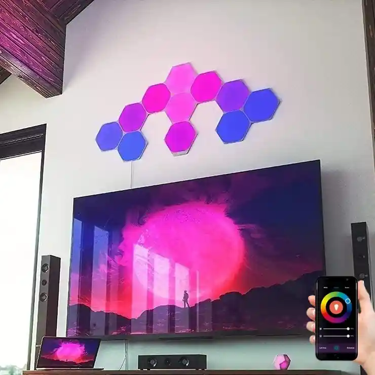 Akční Cena Nanoleaf - SADA 15x LED RGB Stmívatelný panel LED/2W/230V 1200-6500K Wi-Fi